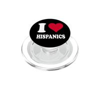 Red Heart I Love Hispanics PopSockets PopGrip for MagSafe