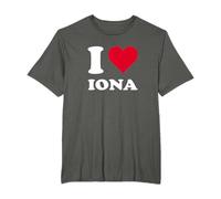 Red Heart I Love Iona T-Shirt