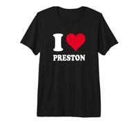 Red Heart I Love Preston Premium T-Shirt