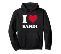 Red Heart I Love Sandi Pullover Hoodie