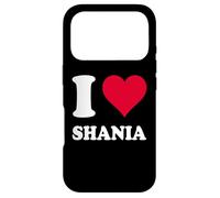 Red Heart I Love Shania Case for iPhone 17 Pro