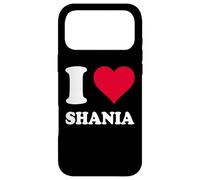 Red Heart I Love Shania Case for iPhone 17 Pro Max