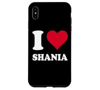 Red Heart I Love Shania Case for iPhone XS Max