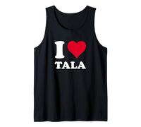 Red Heart I Love Tala Tank Top