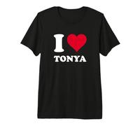 Red Heart I Love Tonya Premium T-Shirt
