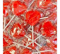Red Heart Lollipops Cherry FLavour x200 Individually Wrapped