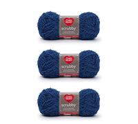 Red Heart Scrubby Royal Yarn - 3 Pack of 100g/3.5oz - Polyester - 4 Medium (Worsted) - 92 Yards - Knitting/Crochet