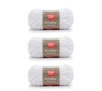 Red Heart Scrubby Yarn, 3 Pack, Coconut 3 Count