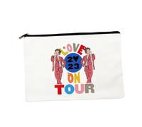 Red Heart Slay Love Red Tour Cute Pattern Band Harry One 1D Styles Direction Cosmetic Bag Makeup Pencil Case Custom Name Travel Organiser Purse Wallet School Bag Mini Canvas Toiletry Bags Luggage