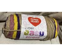 Red Heart Super Easy Stripes Yarn (198g/7oz), Iris Blooms
