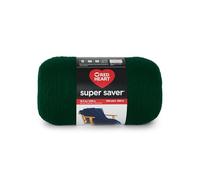 Red Heart Super Saver 1000gm Hunter Green Yarn - 1 Pack of 35.3oz/1000g - 100% Acrylic - #4 Worsted (Medium) - 1860 Yards for Knitting, Crocheting, Crafts & Amigurumi