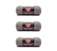 Red Heart Super Saver Brushed Pack of 3 - Mink