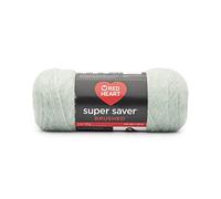 Red Heart Super Saver Brushed Yarn-Teal Pastel