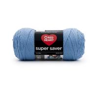 Red Heart Super Saver Yarn-Light Periwinkle, Acrylic, 11.67 x 27.4 x 11.67 cm
