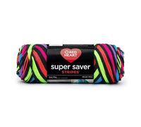 Red Heart Super Saver - Neon Stripes