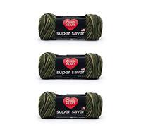 Red Heart Super Saver Pack of 3 - Camouflage - 7oz/198g - Acrylic - 4 Medium (Worsted) - 364 Yards - Knitting, Crocheting, Crafts & Amigurumi