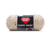 RED HEART Super Saver Yarn, Fleck-Buff