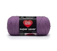 Red Heart Super Saver Yarn-Medium Purple, Acrylic, 11.67 x 27.4 x 11.67 cm