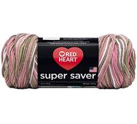 Red Heart Super Saver Yarn-Pink Camo