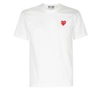 Red Heart T-shirt - male - Comme des Garçons Play - T-Shirts - White - XL - Tops XL