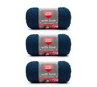 Red Heart with Love Peacock Yarn - 3 Pack of 198g/7oz - Acrylic - 4 Medium (Worsted) - 370 Yards - Knitting/Crochet