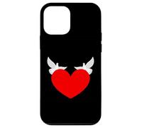 Red Heart with White Doves symbols of Love and Peace Case for iPhone 12 mini