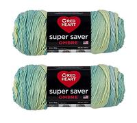 Red Heart Yarn, Acrylic, Seaside Ombre