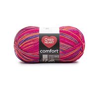Red Heart Yarn, Bright Pink/Orange/Purple