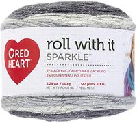 Red Heart Yarn ROLL W/IT SPRKL Diamonds, Multicoloured, One Size