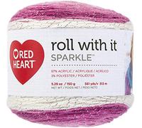 Red Heart Yarn ROLL W/IT SPRKL Pixie, Multicoloured, One Size