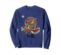 Red Heavenly Dragon The Azure Beast Sweatshirt