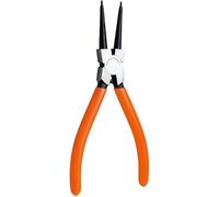 Red Heavy Duty 7" Extra Long External Straight Retaining Ring Clip Circlip Removal Plier Snap-Ring Pliers, Slip-Joint Side-Cutting Pliers Plier Sets Needle-Nose