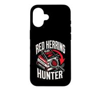 Red Herring Plot Twist Hunter Case for iPhone 16