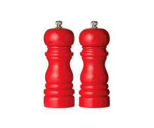 Red Hi Gloss Salt and Pepper Set | Salta
