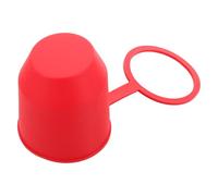 Red Hitch Ball Cover Protector for Pickup Trucks and Caravans | Plastic Cover, High Visibility Finish, Easy to Spot in Parking Lots, Protects When Not Towing