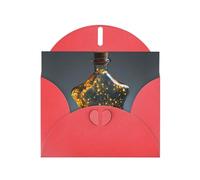 Red Holiday greeting check blank card and pearl beautiful blank note block VVXBHGR Fireflies in the stars Pattern