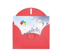 Red Holiday greeting check blank card and pearl beautiful blank note block VVXBHGR Floating notes Pattern