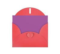 Red Holiday greeting check blank card and pearl beautiful blank note block VVXBHGR Peach-like color Pattern