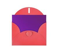 Red Holiday greeting check blank card and pearl beautiful blank note block VVXBHGR Solid color dark purple Pattern