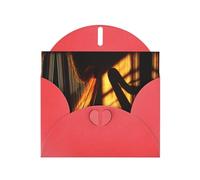 Red Holiday greeting check blank card and pearl beautiful blank note block VVXBHGR Strings Light and Shadow Pattern