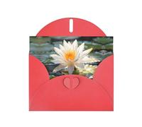 Red Holiday greeting check blank card and pearl beautiful blank note block VVXBHGR Thailand's national flower Pattern