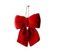 Red Holiday Ribbon, 3D Decorative Design, S/M/L Size, Christmas Tree Bows, Ornament Garland Topper, Elegant Festive Accent, for Winter Wedding Party Home