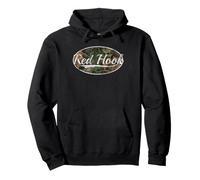 Red Hook Brooklyn Waterfront Camo Vintage Inspired Pullover Hoodie