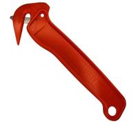RED Hook Safety Knife, Box Cutter & Package Opener - Utility Knife for Warehouse, Cardboard, Tape, Film, Carton & Straps - Safe Work Knife for Cutting Boxes (The Hook)