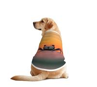 Red Horizon, Headhunter Crab Dog Shirt Vest Dog Clothes- Breathable Cooling for Big Dogs, Sun Protection Comfort Wear for Golden Retriever, Husky, Alaska Outdoor Activities 4X-Large