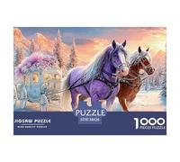 Red Horse GallopExquisite 1000-Piece Jigsaw Puzzles for Adults Containing A Wealth of Challenging Educational Puzzle Game Pieces - Designed to Be A Cherished Gift Jigsaw Puzzles for Adults And Kids 1