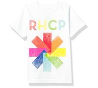 Red Hot Chili Peppers Kids' Official Colorful Asterisk White Toddler T-Shirt, 5 Years