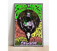 Red Hot Chili Peppers Pearl Jam Smashing Pumpkins 1991 Live Tour Concert Poster :: Huge 36"x24" Poster Print Similar (Slightly Larger) to A1 Size : Vintage Reproduction BRING YOUR WALLS TO LIFE !