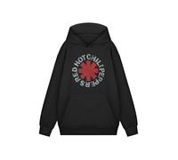 Red Hot Chili Peppers Unisex Black Logo Hoodie Hoodie - Medium