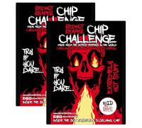 Red Hot Reaper - (2pack) Challenge Hottest Chip - Carolina Reaper Spicy Challenge - Stupidly Spicy Hot Chip
